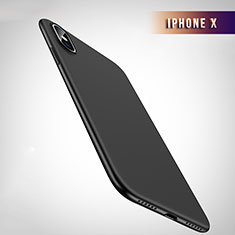Funda Silicona Ultrafina Goma Q01 para Apple iPhone X Negro