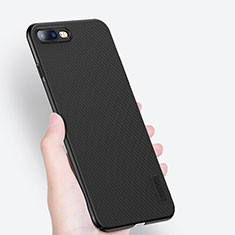 Funda Silicona Ultrafina Goma R01 para Apple iPhone 7 Plus Negro