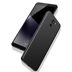 Funda Silicona Ultrafina Goma S02 para Huawei Enjoy 7 Plus Negro
