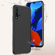 Funda Silicona Ultrafina Goma S02 para Huawei Nova 5 Pro Negro