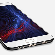 Funda Silicona Ultrafina Goma S02 para Samsung Galaxy C7 Pro C7010 Negro