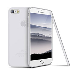 Funda Silicona Ultrafina Goma S03 para Apple iPhone 8 Blanco