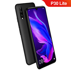 Funda Silicona Ultrafina Goma S06 para Huawei P30 Lite XL Negro