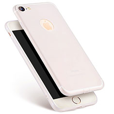 Funda Silicona Ultrafina Goma S07 para Apple iPhone 8 Blanco