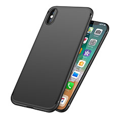 Funda Silicona Ultrafina Goma S09 para Apple iPhone Xs Negro