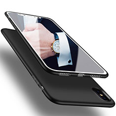 Funda Silicona Ultrafina Goma S16 para Apple iPhone X Negro
