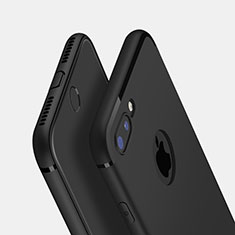 Funda Silicona Ultrafina Goma Z05 para Apple iPhone 7 Plus Negro