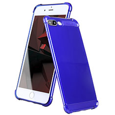 Funda Silicona Ultrafina Goma Z11 para Apple iPhone 7 Plus Azul