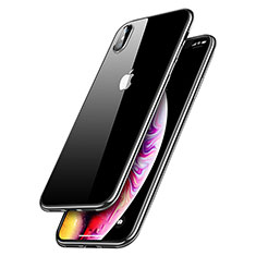 Funda Silicona Ultrafina Transparente C12 para Apple iPhone Xs Max Plata