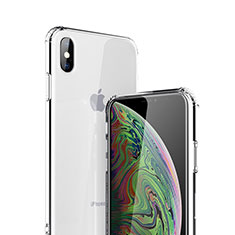 Funda Silicona Ultrafina Transparente C19 para Apple iPhone Xs Claro