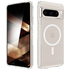 Funda Silicona Ultrafina Transparente con Mag-Safe Magnetic para Google Pixel 8 Pro 5G Claro