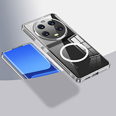 Funda Silicona Ultrafina Transparente con Mag-Safe Magnetic QK1 para Xiaomi Mi 13 Ultra 5G Claro