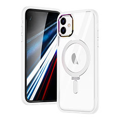 Funda Silicona Ultrafina Transparente con Mag-Safe Magnetic SD1 para Apple iPhone 11 Plata