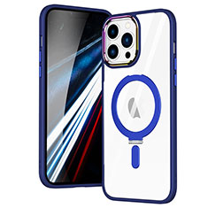 Funda Silicona Ultrafina Transparente con Mag-Safe Magnetic SD1 para Apple iPhone 13 Pro Azul