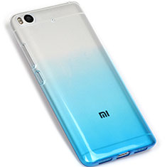 Funda Silicona Ultrafina Transparente Gradiente G01 para Xiaomi Mi 5S 4G Azul