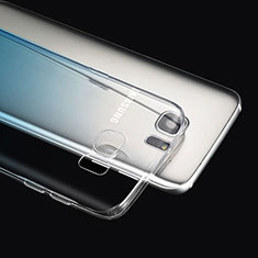 Funda Silicona Ultrafina Transparente Gradiente para Samsung Galaxy S7 Edge G935F Azul