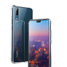 Funda Silicona Ultrafina Transparente K02 para Huawei P20 Claro