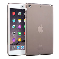 Funda Silicona Ultrafina Transparente para Apple iPad Mini 2 Gris