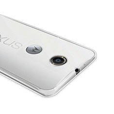 Funda Silicona Ultrafina Transparente para Google Nexus 6 Claro