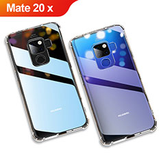 Funda Silicona Ultrafina Transparente para Huawei Mate 20 X Claro