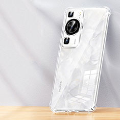 Funda Silicona Ultrafina Transparente para Huawei P60 Pro Claro