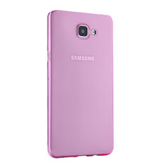 Funda Silicona Ultrafina Transparente para Samsung Galaxy A9 (2016) A9000 Rosa