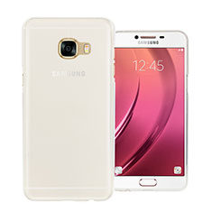 Funda Silicona Ultrafina Transparente para Samsung Galaxy C7 SM-C7000 Blanco