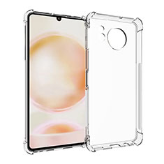 Funda Silicona Ultrafina Transparente para Sharp Aquos Sense7 Plus Claro