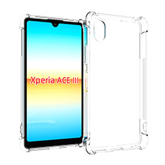 Funda Silicona Ultrafina Transparente para Sony Xperia Ace III Claro