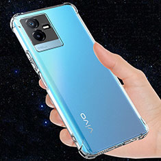 Funda Silicona Ultrafina Transparente para Vivo T2x 5G Claro