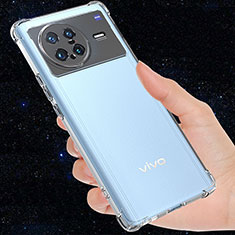 Funda Silicona Ultrafina Transparente para Vivo X Note Claro