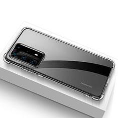 Funda Silicona Ultrafina Transparente T02 para Huawei P40 Pro+ Plus Claro