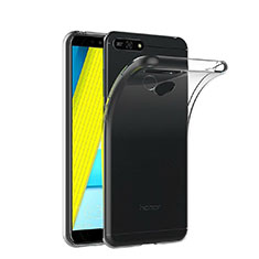 Funda Silicona Ultrafina Transparente T02 para Huawei Y6 Prime (2018) Claro