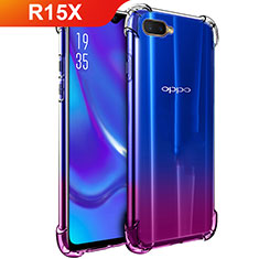 Funda Silicona Ultrafina Transparente T02 para Oppo R15X Claro