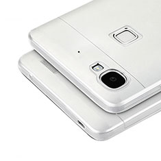 Funda Silicona Ultrafina Transparente T04 para Huawei Enjoy 5S Gris