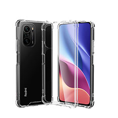 Funda Silicona Ultrafina Transparente T04 para Xiaomi Poco F3 5G Claro