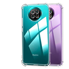 Funda Silicona Ultrafina Transparente T04 para Xiaomi Redmi Note 9 5G Claro