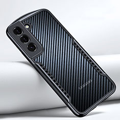 Funda Silicona Ultrafina Transparente T06 para Samsung Galaxy S22 5G Negro