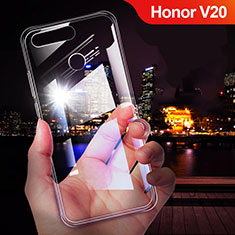 Funda Silicona Ultrafina Transparente T07 para Huawei Honor V20 Claro