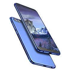 Funda Silicona Ultrafina Transparente T09 para Huawei Honor View 10 Azul