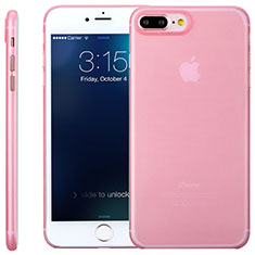 Funda Silicona Ultrafina Transparente T11 para Apple iPhone 7 Plus Rosa