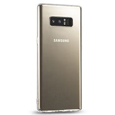 Funda Silicona Ultrafina Transparente T14 para Samsung Galaxy Note 8 Duos N950F Claro