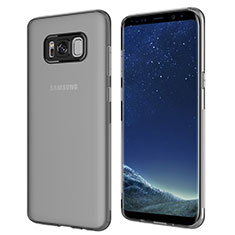 Funda Silicona Ultrafina Transparente T15 para Samsung Galaxy S8 Negro