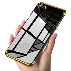 Funda Silicona Ultrafina Transparente T19 para Apple iPhone 8 Oro