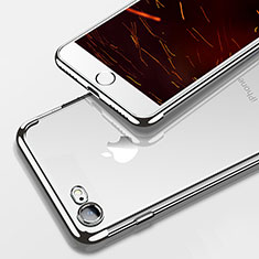Funda Silicona Ultrafina Transparente T19 para Apple iPhone 8 Plata