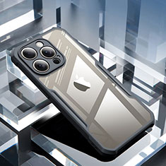 Funda Silicona Ultrafina Transparente XD1 para Apple iPhone 15 Pro Negro