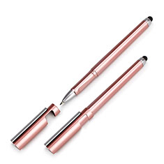 Lapiz Optico de Pantalla Tactil Capacitivo Universal H05 para Sharp Aquos Zero5G basic Oro Rosa