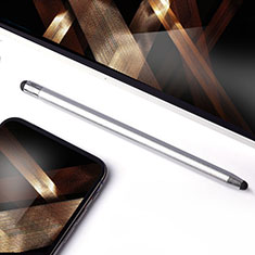 Lapiz Optico de Pantalla Tactil Capacitivo Universal H14 para Samsung Galaxy A3 2017 Plata