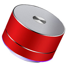Mini Altavoz Portatil Bluetooth Inalambrico Altavoces Estereo K01 para Sharp Aquos R6 Rojo