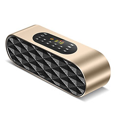 Mini Altavoz Portatil Bluetooth Inalambrico Altavoces Estereo K03 para Sharp Aquos R7s Oro